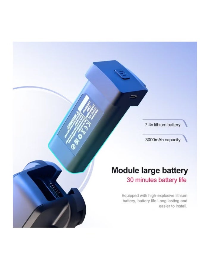 YLR/C S135 Drone – GPS, 3-Axis Gimbal, 5GHz RC Quadcopter, Foldable Design, Professional UAV, Includes 2 Batteries - Image 3